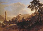 Asher Brown Durand Oberwesel on the Rhine oil painting picture wholesale